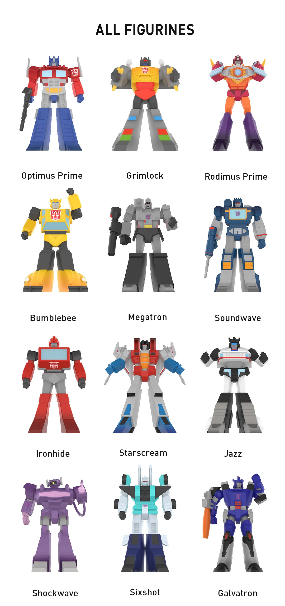 Popmart Transformers Generations Series G1 Shockwave Figurine - China