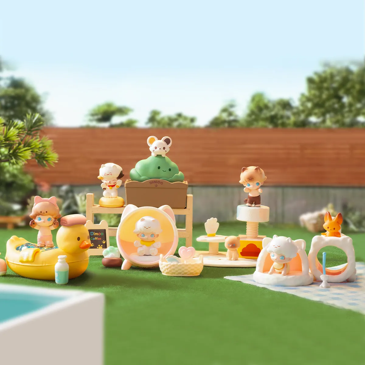 DIMOO Cat Paradise Series Prop - POP MART (Germany)