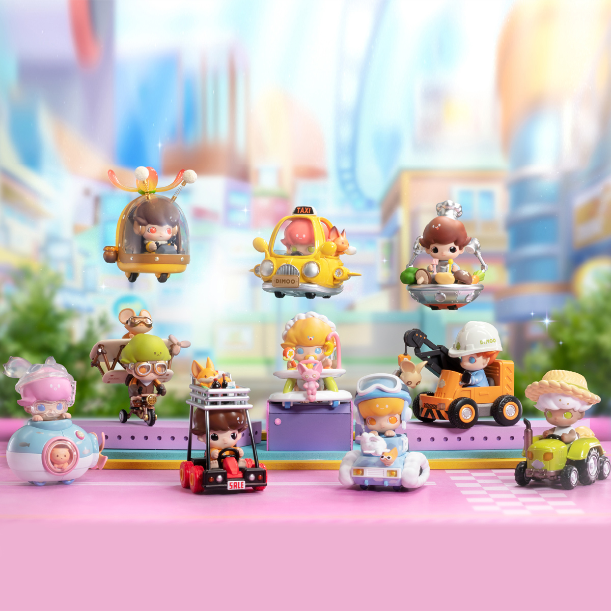 Dimoo Where We Go Series - POP MART (South Korea)