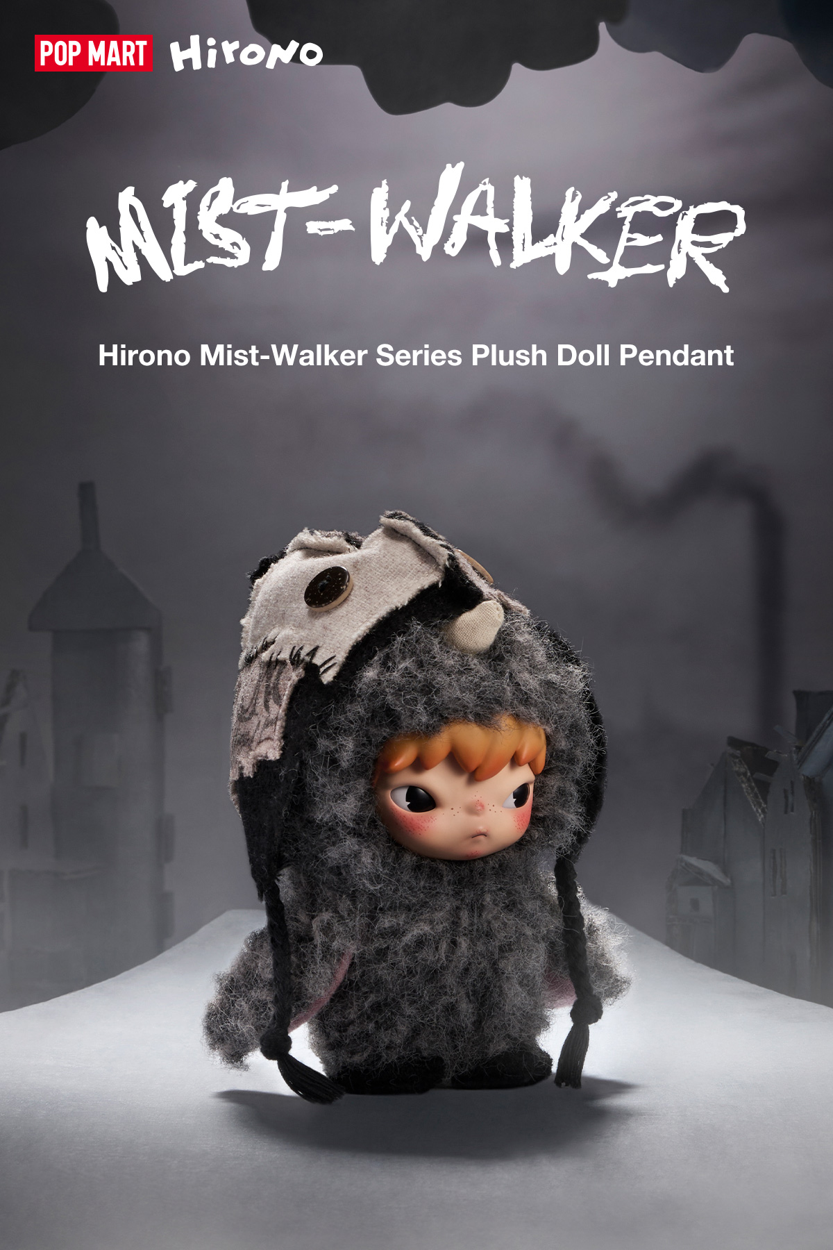 HIRONO MIST-WALKER シークレット Hirono Mist-Walker Series - Plush Doll Pendant - POP MART (Japan)