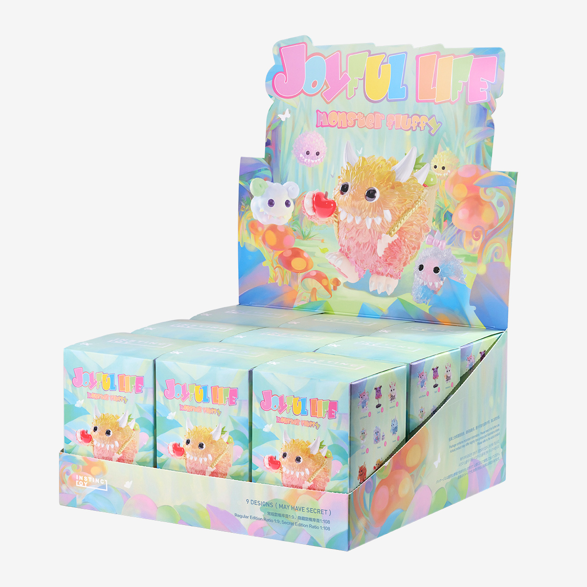 訳有INSTINCTOY Monster Fluffy Joyful Life Amazon | POPMART INSTINCTOY Monster Fluffy Joyful Life