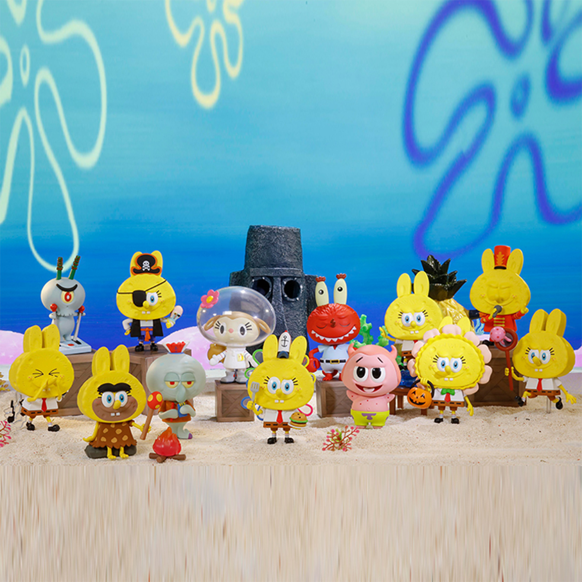 特大Pop Mart The Monsters Labub The Monsters × SpongeBob Series - POP MART (Japan)