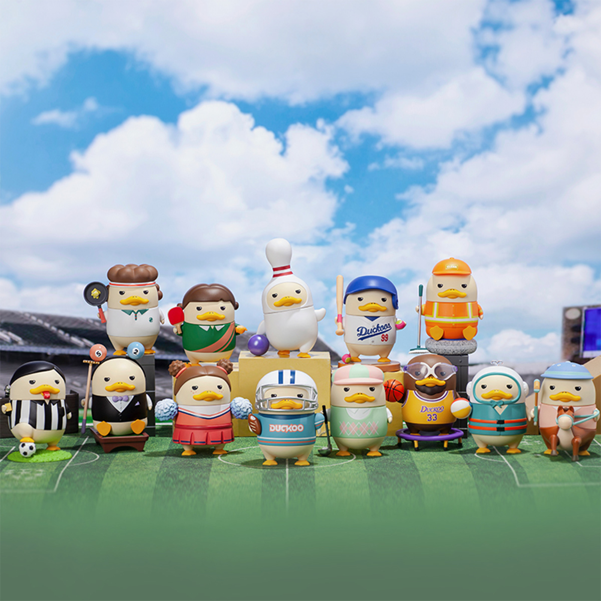 POPMART DUCKOO BALL CLUB 応援団　シークレット DUCKOO Ball Club Series - POP MART (France)