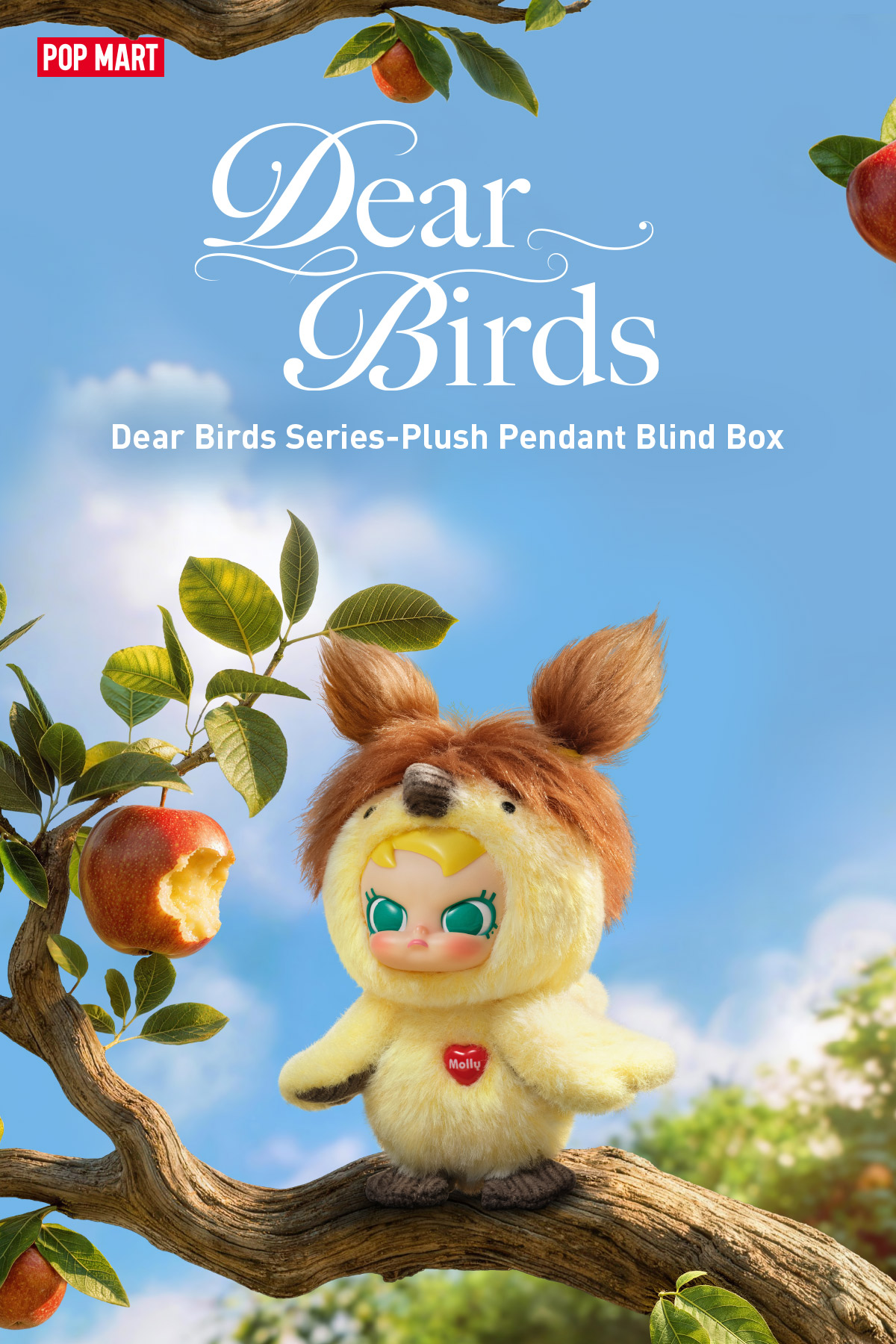 POP NOW:Dear Birds Series-Plush Pendant Blind Box - POP MART