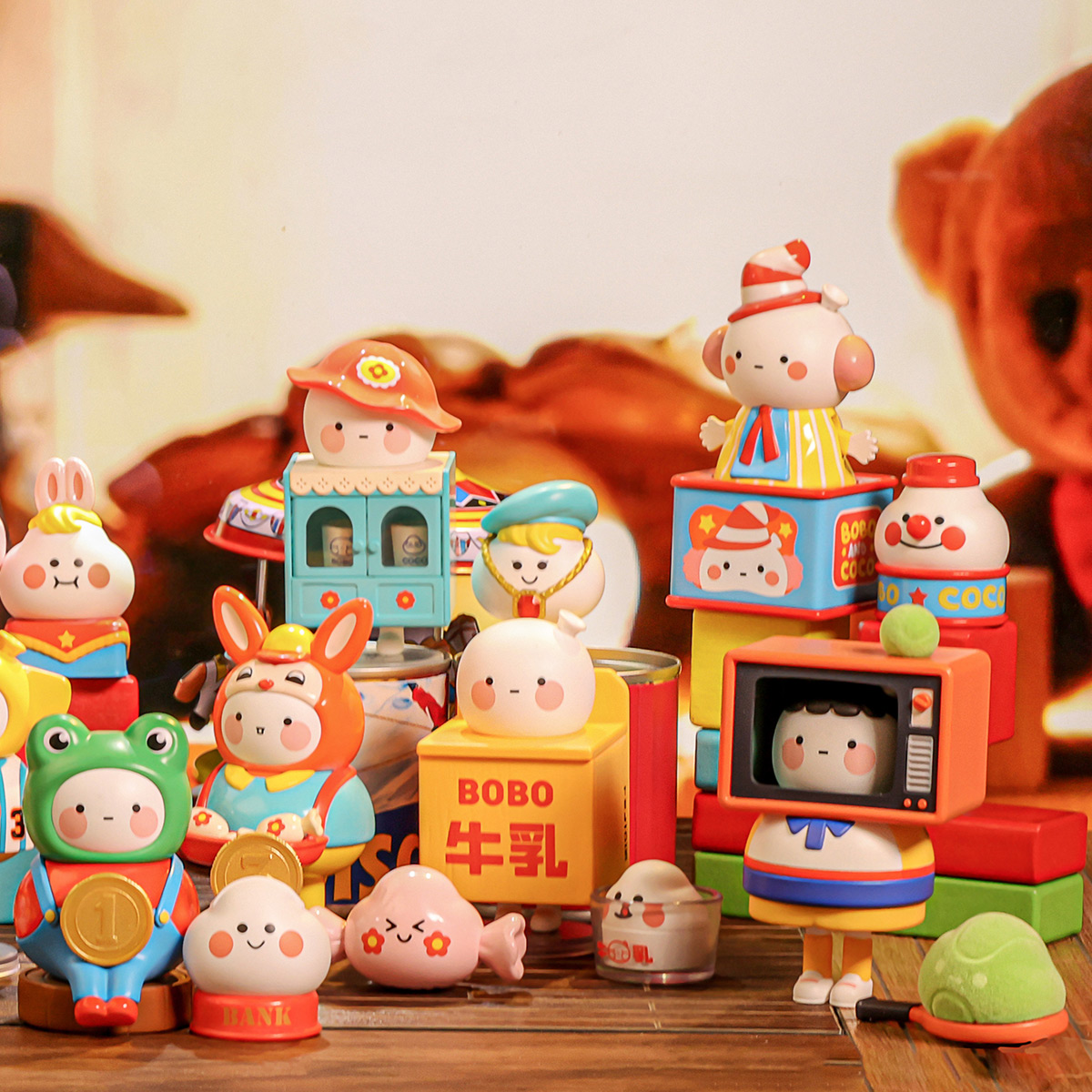 BOBO & COCO Vintage Zakka Series - POP MART (Thailand)