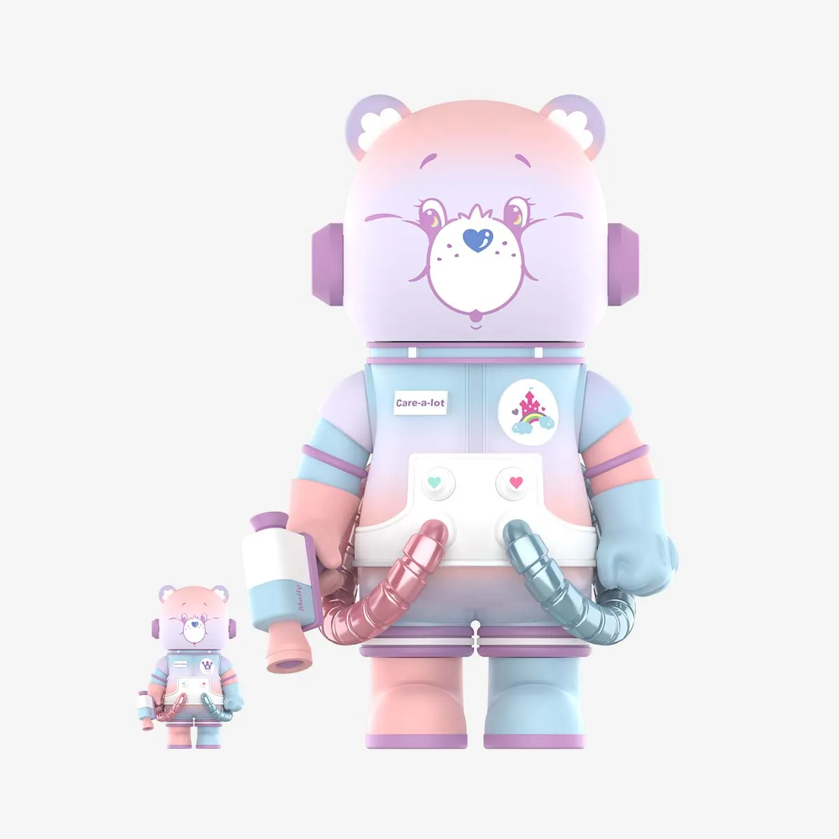 MEGA COLLECTION 400%+100% SPACE MOLLY × Care Bears-Care-a-lot Bear 