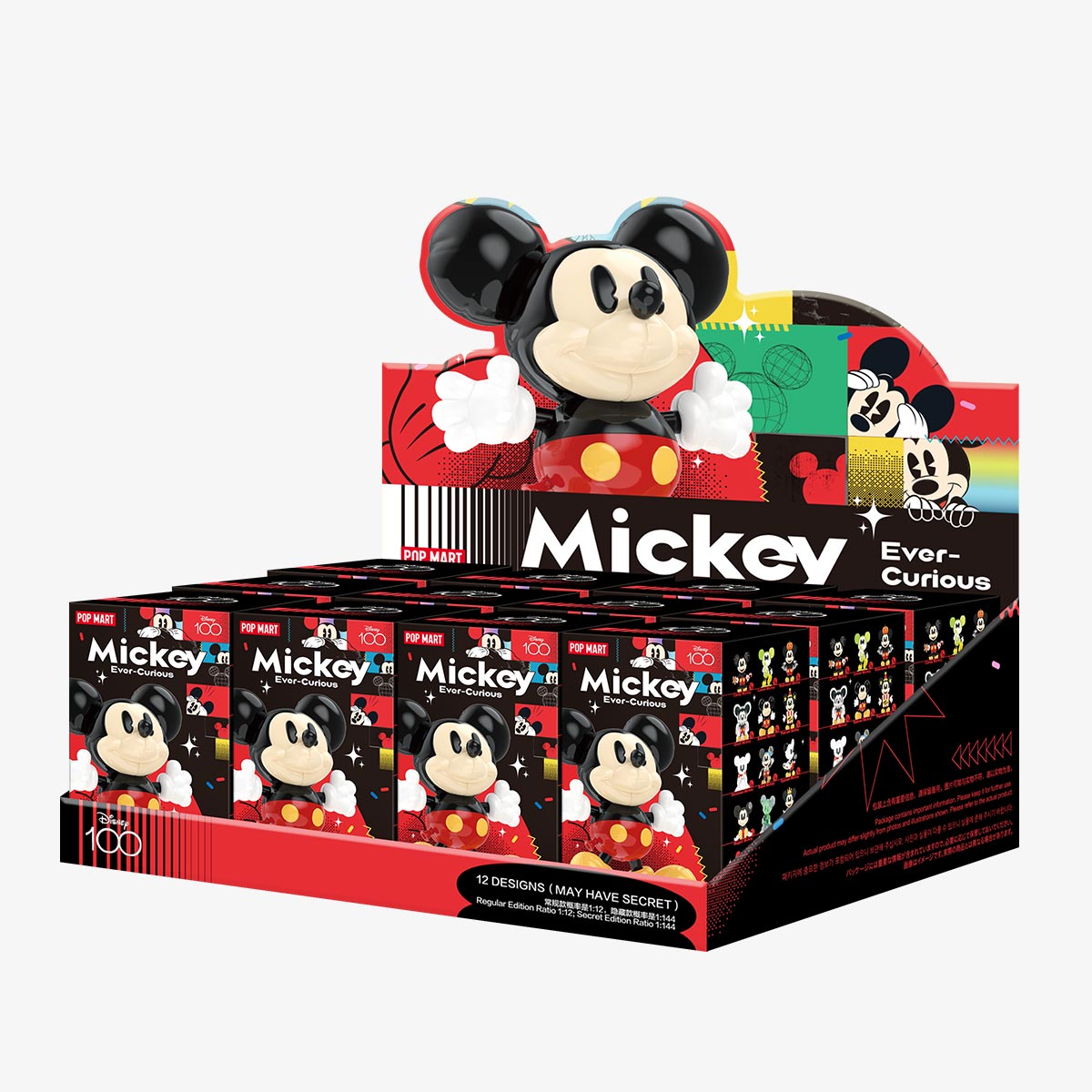 Disney Th Anniversary Mickey Ever Curious Series Figures Pop Mart