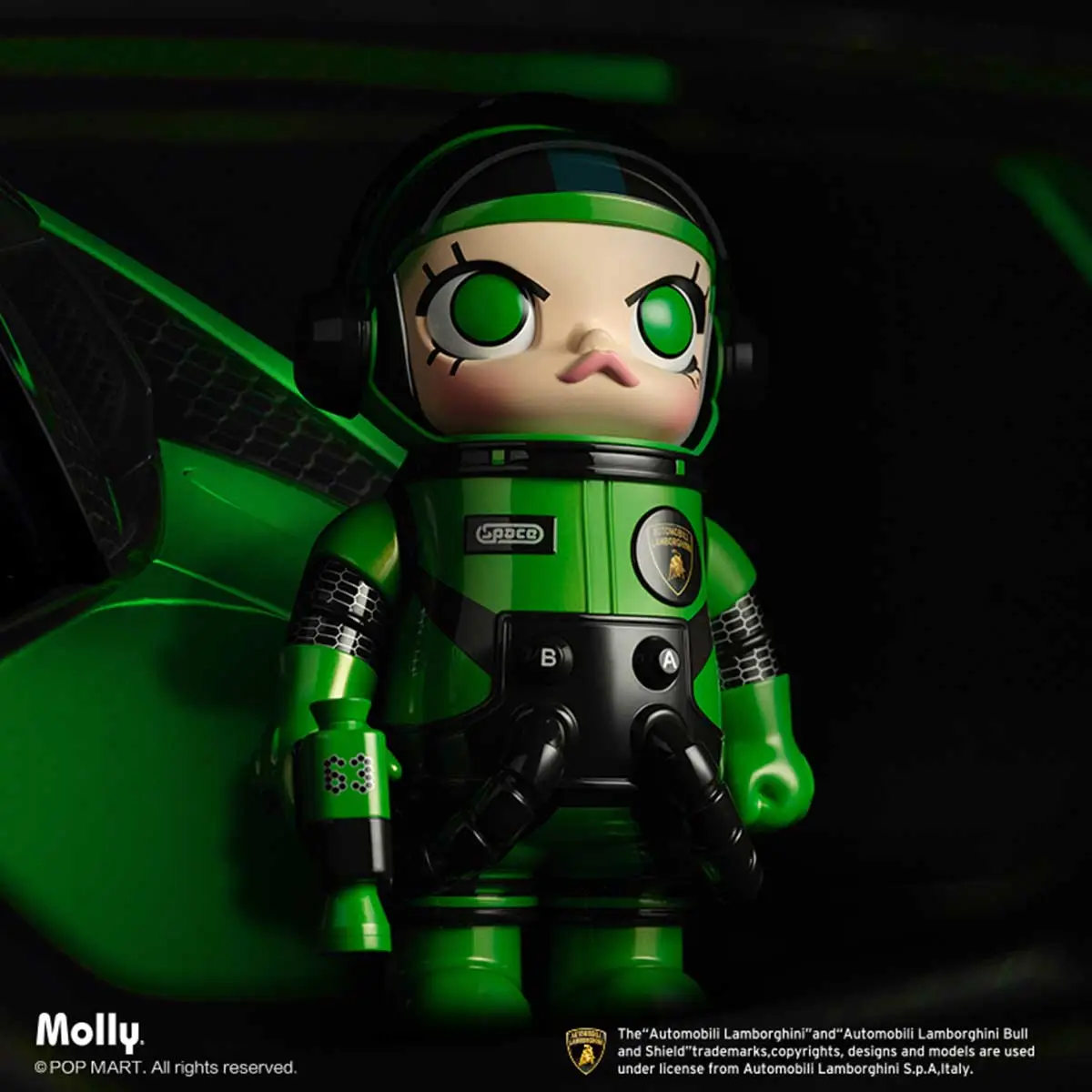 MEGA SPACE MOLLY 400% Automobili Lamborghini Edition - POP MART  