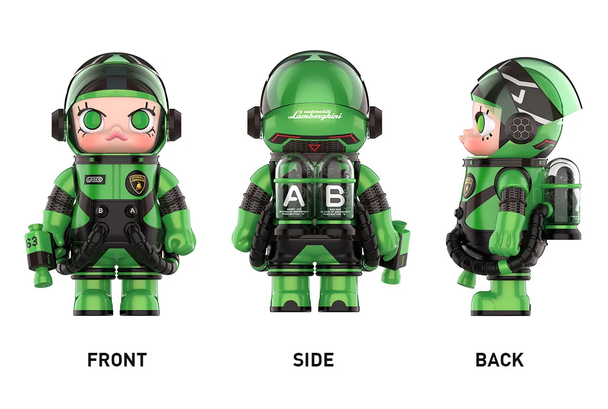 MEGA SPACE MOLLY 400% Automobili Lamborghini Edition - POP MART  