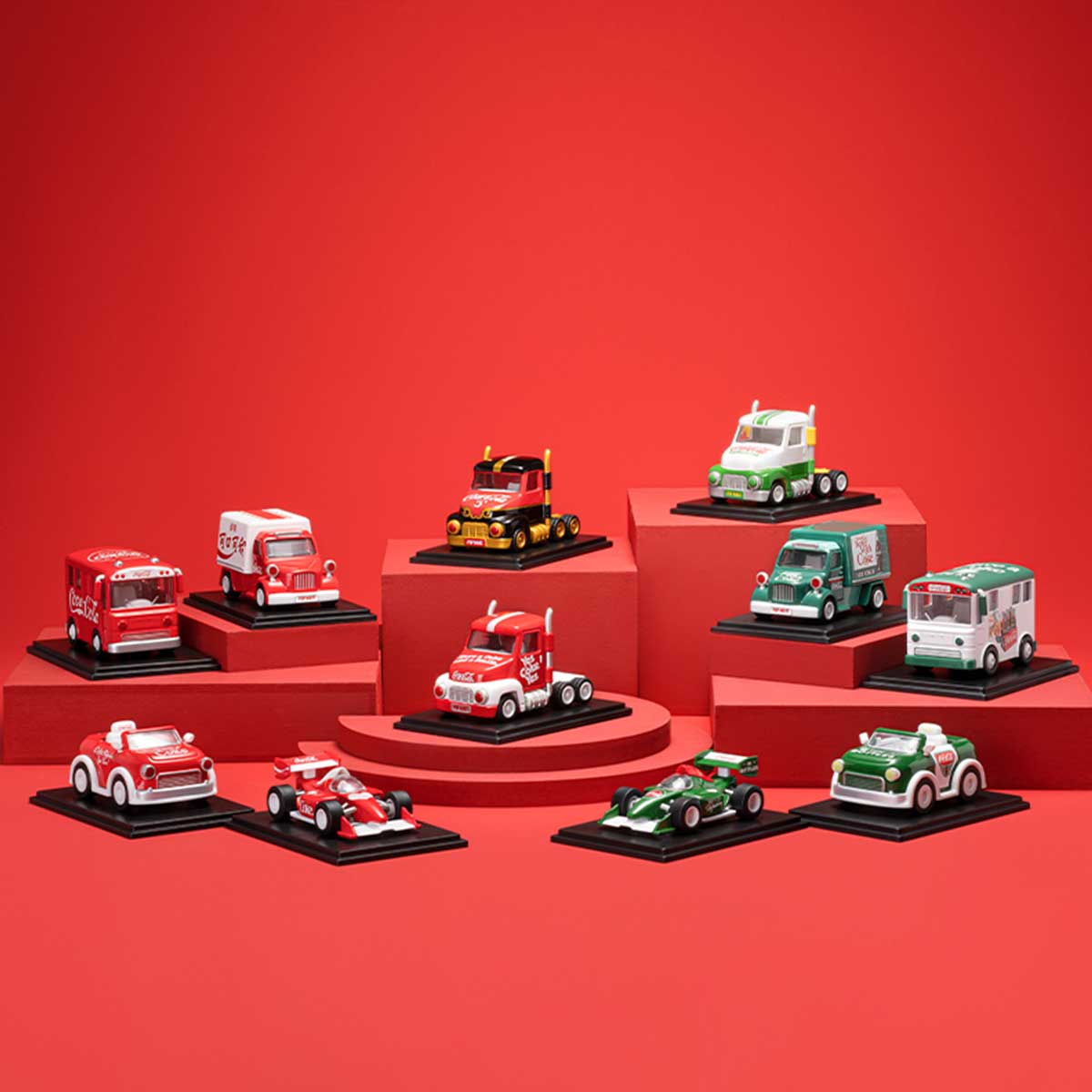 POPCAR COCA-COLA Classic Series Vehicles - POP MART (France)