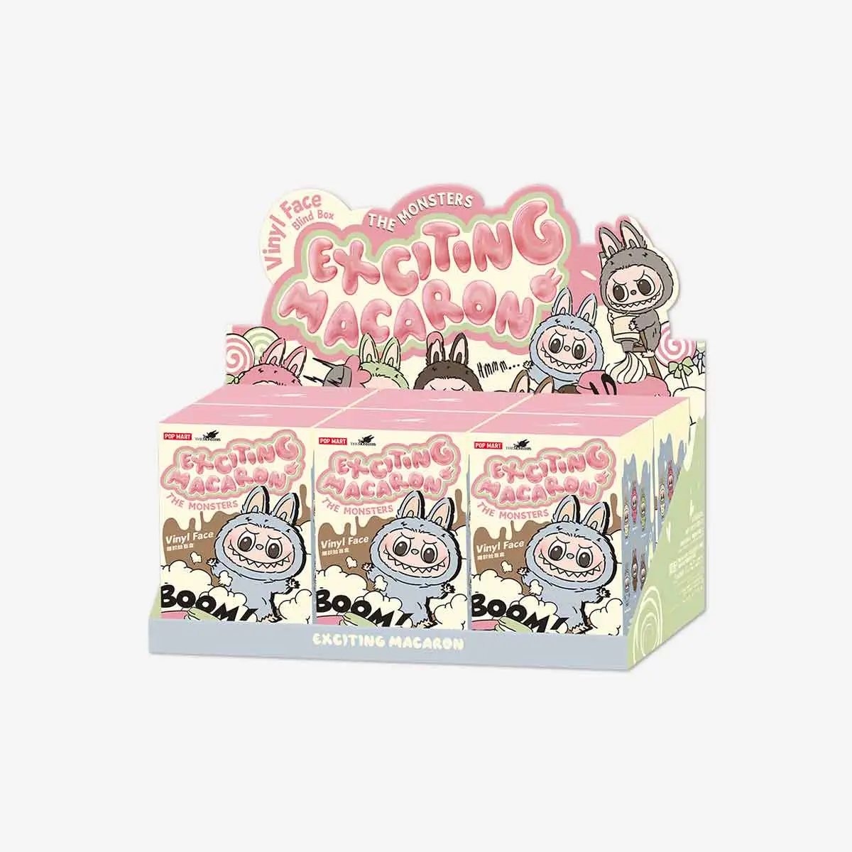 THE MONSTERS - Tasty Macarons Vinyl Face Blind Box (Sesame Bean 