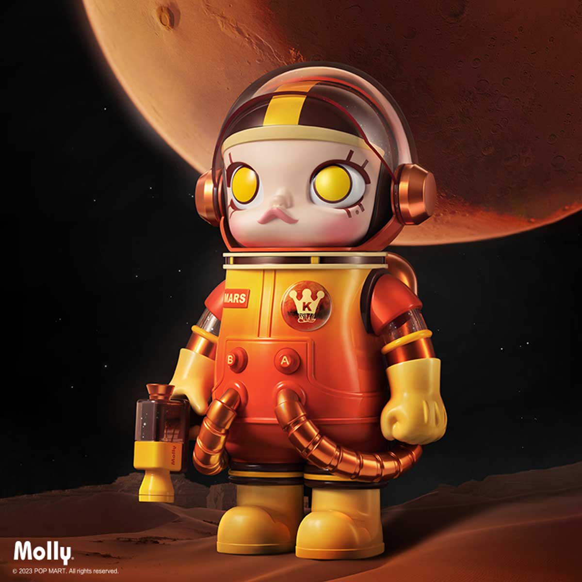 【最終価格】SPACE MOLLY Planet  MARS MEGA 400％カラーオレンジ