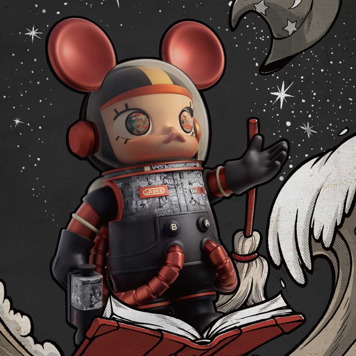 MEGA SPACE MOLLY 1000% Disney 100th Anniversary - POP MART (Japan)