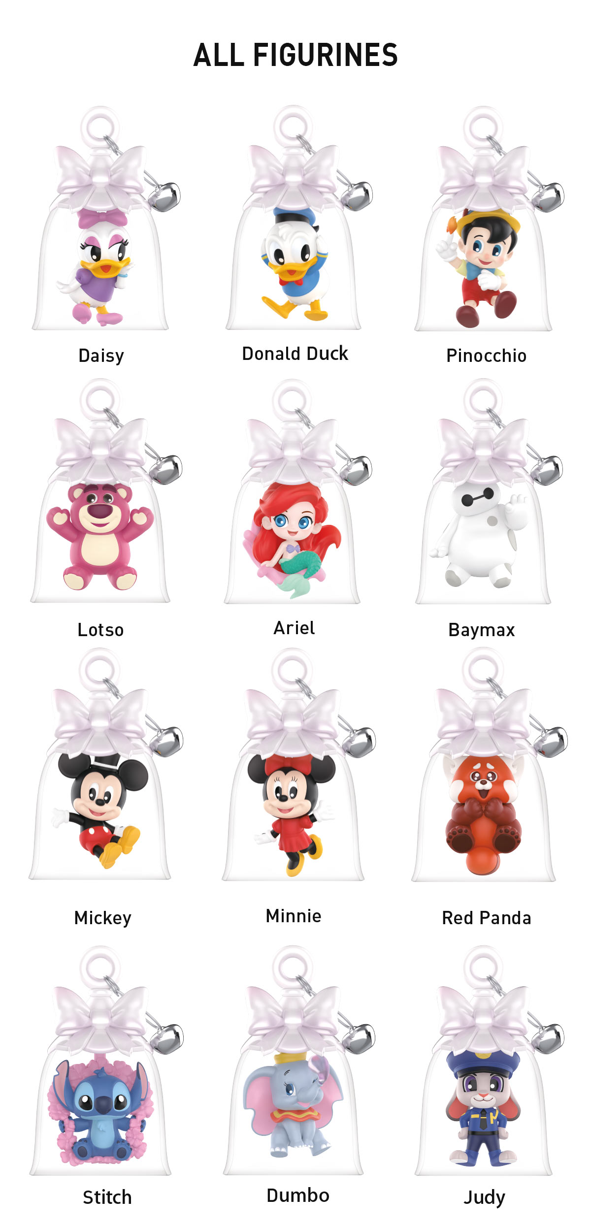 Disney 100th anniversary Bell Series Figures - POP MART (Malaysia)