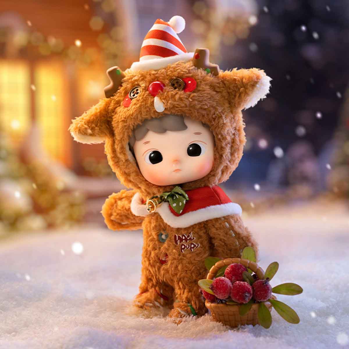 hacipupu ハチププ　Gingerbread Man Perfect Pop Mart Hacipupu Gingerbread Man Christmas Gifts