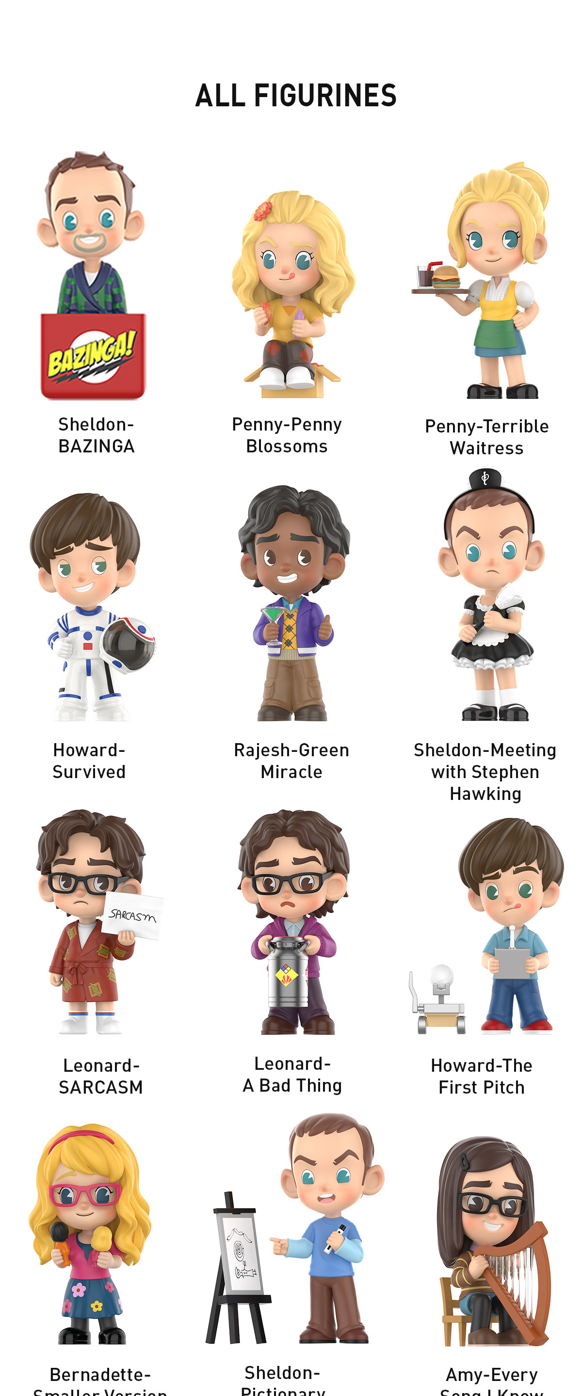 The Big Bang Theory Series Figures - POP MART (Thailand)