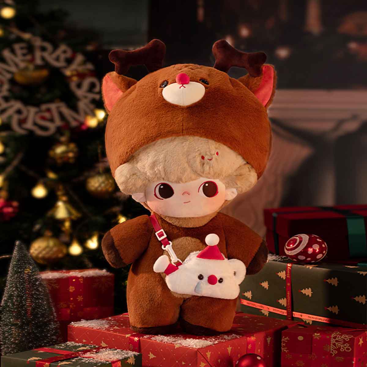 DIMOO Letters from Snowman Series-40cm Cotton Doll - POP