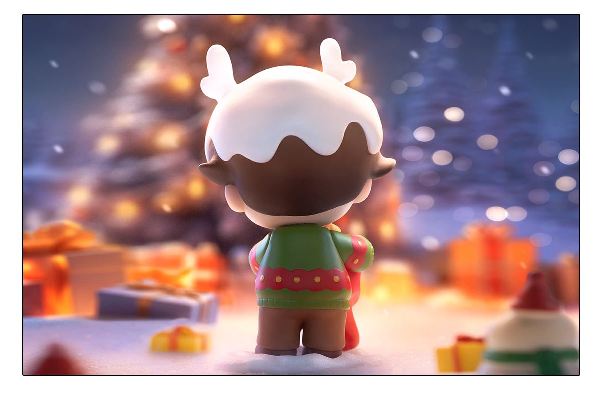 Christmas limited edition Dimoo Figure - POP MART (Germany)