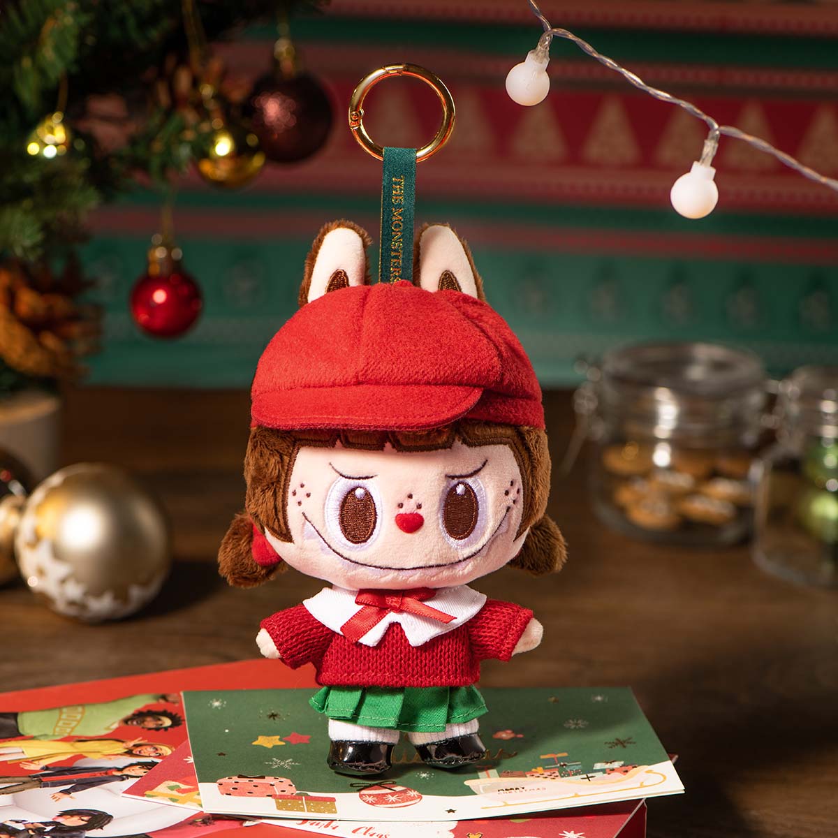 POPMART LABUBU LET’S CHRISTMAS PENDANT THE MONSTERS Let's Christmas Series-Plush Pendant - POP MART