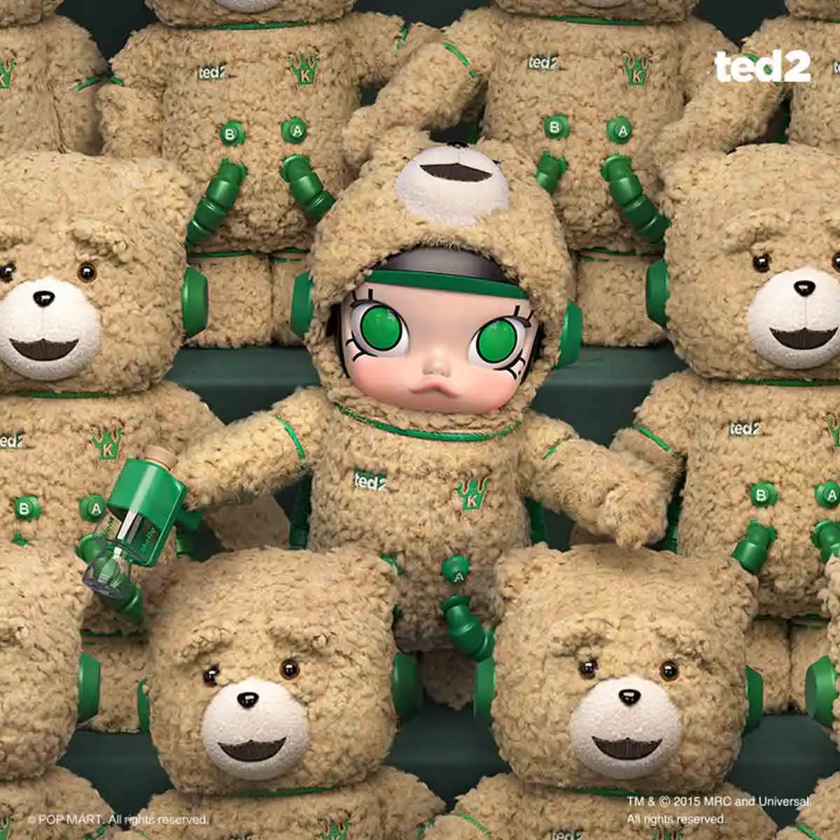 MEGA SPACE MOLLY 400% Ted 2 - POP MART (Australia)