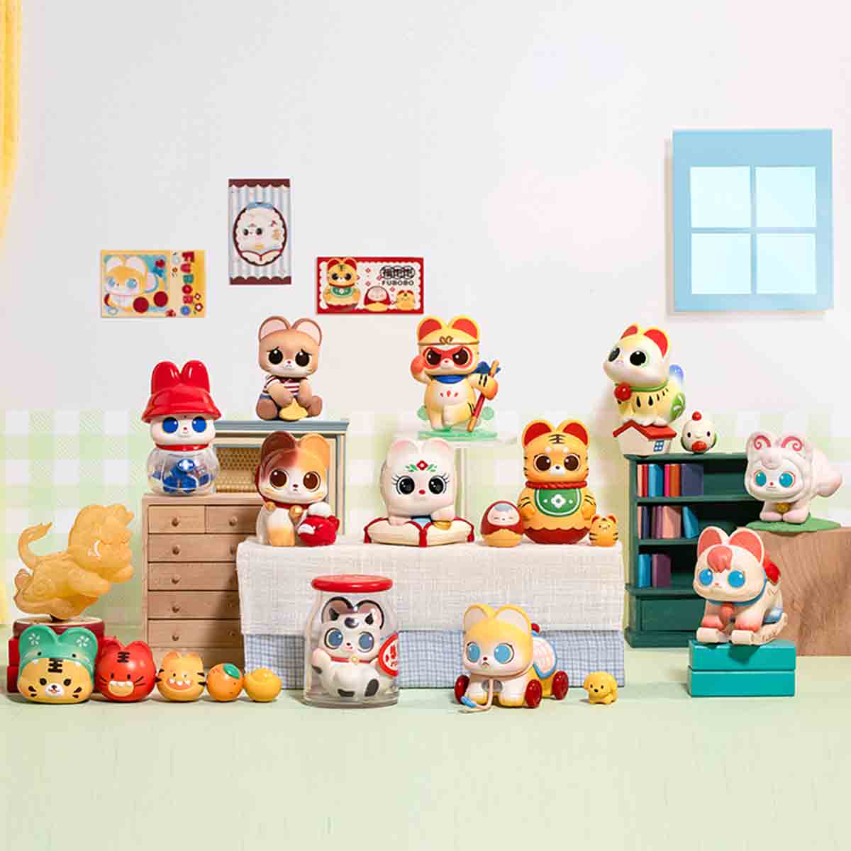 その他 POPMART FUBOBO TREASURES OF TIME FUBOBO Treasure of Time Series Figures - POP MART (Australia)