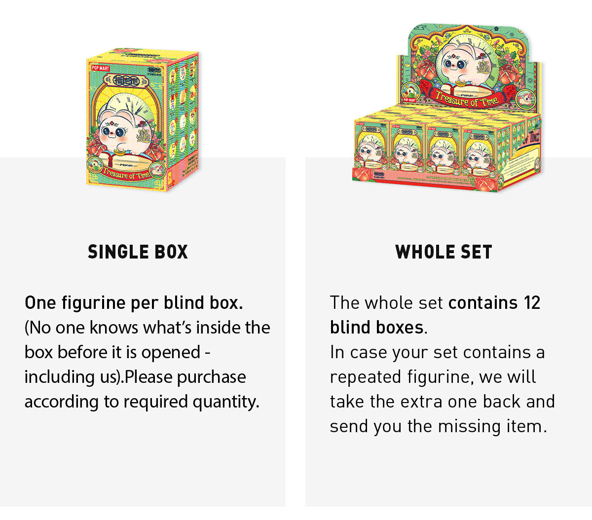 POPMART FUBOBOTreasure of Time 12個未開封セット FUBOBO Treasure of Time Series Figures - POP MART (Japan)