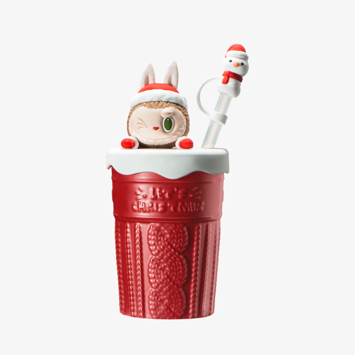 THE MONSTERS Let's Christmas Series-Straw Cup - POP MART (Vietnam)