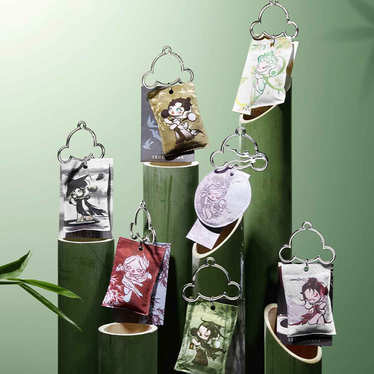 SKULLPANDA The Ink Plum Blossom Series-Sachet Pendant Blind Box