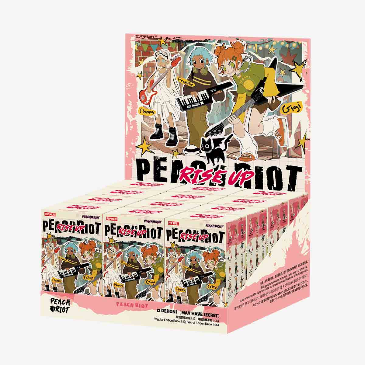 【POP MART】 Peach Riot Rise Up まとめ売り Peach Riot Rise Up Series Figures - POP MART (Poland)
