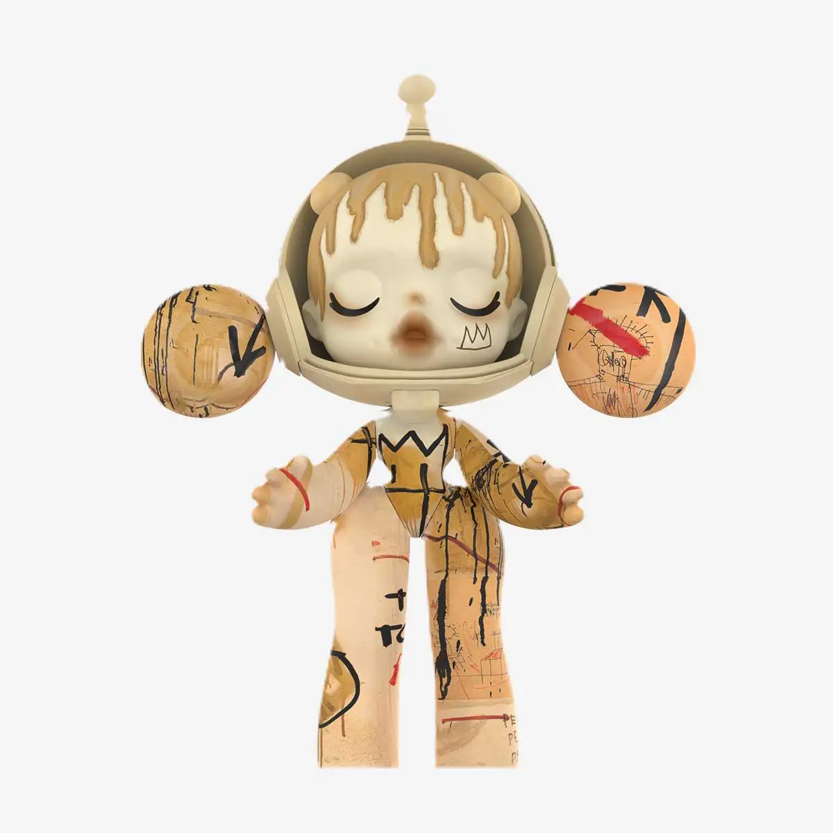 MEGA α SKULLPANDA 1000% JEAN-MICHEL BASQUIAT - POP MART (Japan)