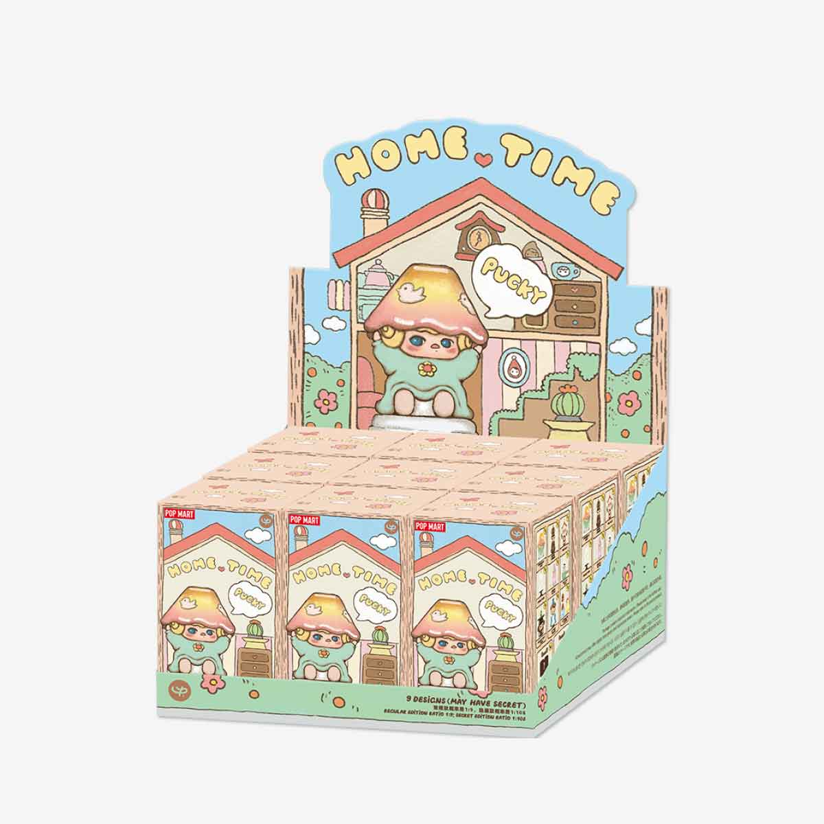 匿名配送　POPMART PUCKY Home Time ノーマルコンプセット PUCKY Home Time Series Figures - POP MART (Japan)