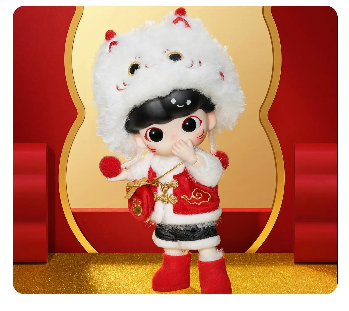 Dimoo Cat Mega DIMOO Fortune Cat Action Figure - POP MART (South Korea)