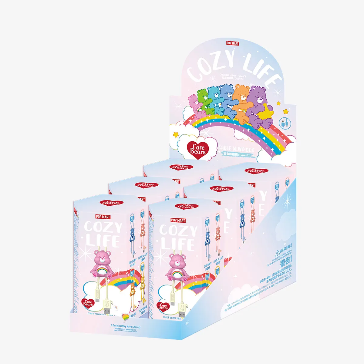 Care Bears Cozy Life Series-Cable Blind Box - POP MART (Latvia)