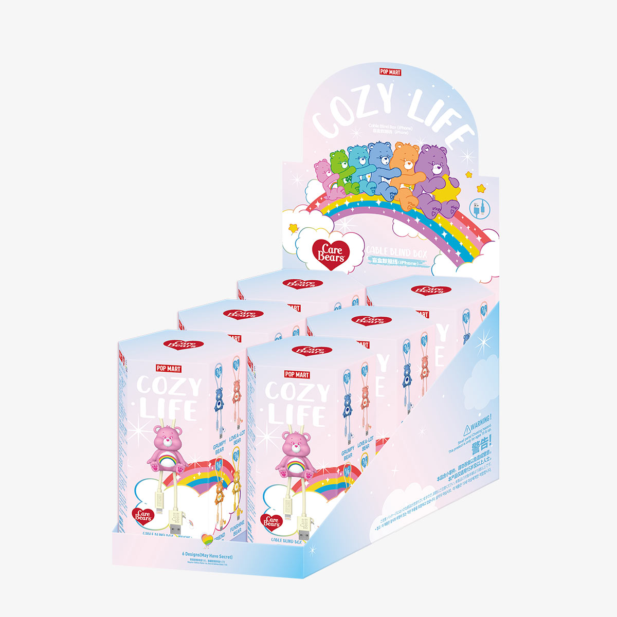 Care Bears Cozy Life Series-Cable Blind Box - POP MART (Portugal)