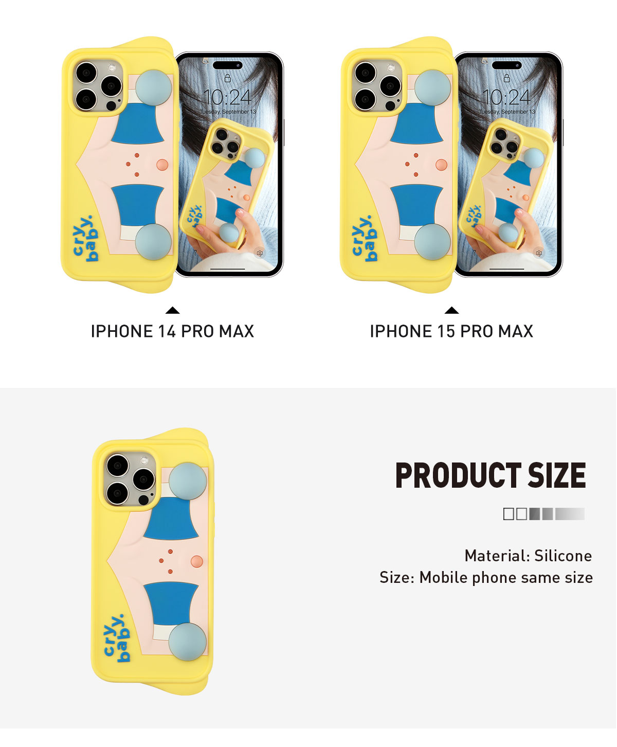 CRYBABY Sad Club Series Phone Case POP MART Singapore