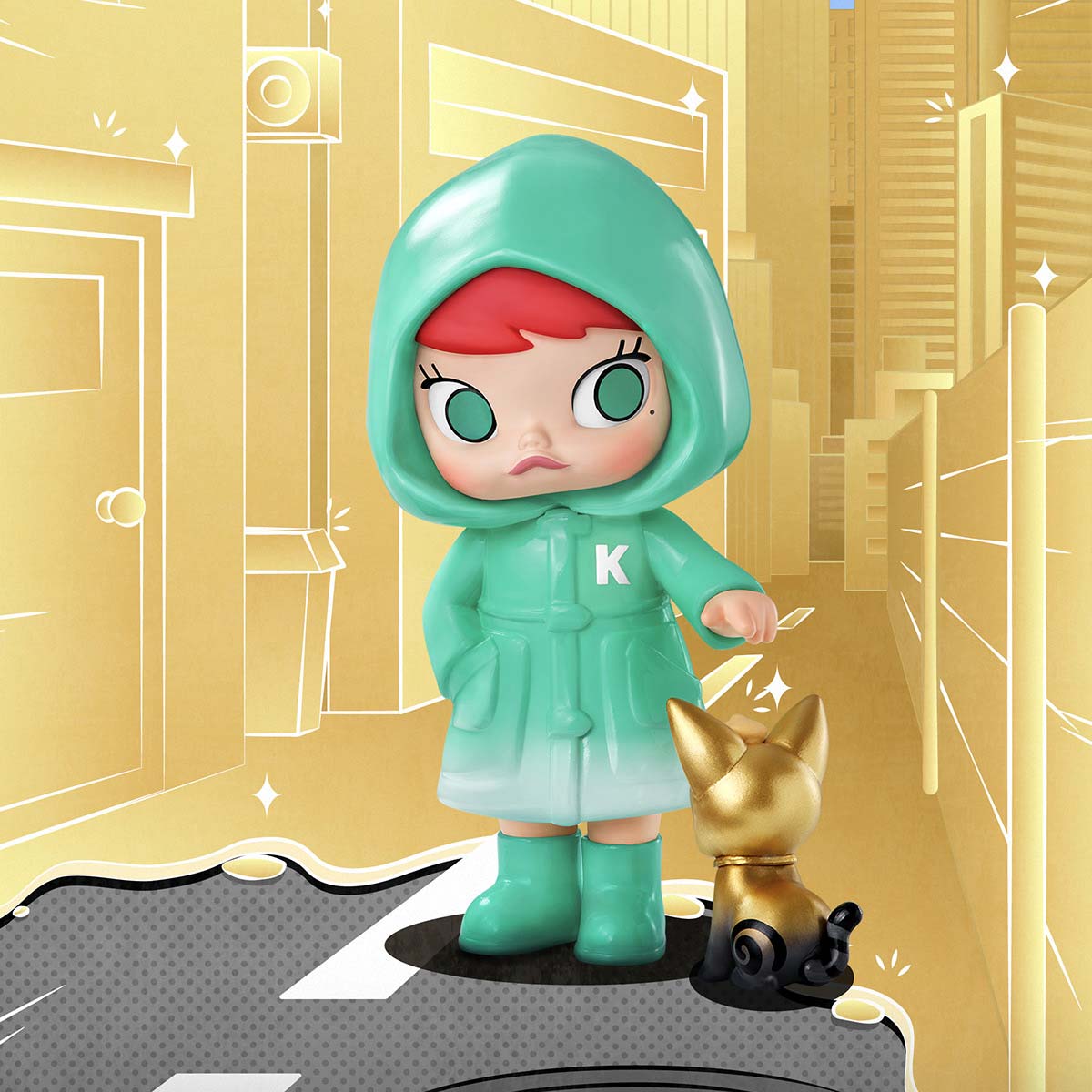 Amazon.co.jp: 海外限定 POPMART Molly 蜷川実花 日本の着物
