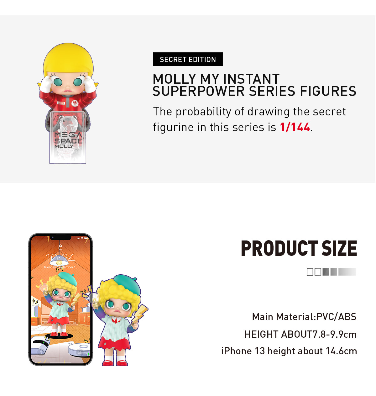 Molly My Instant Superpower シリーズ チャーム MOLLY My Instant Superpower Series-Decorative Charm Blind