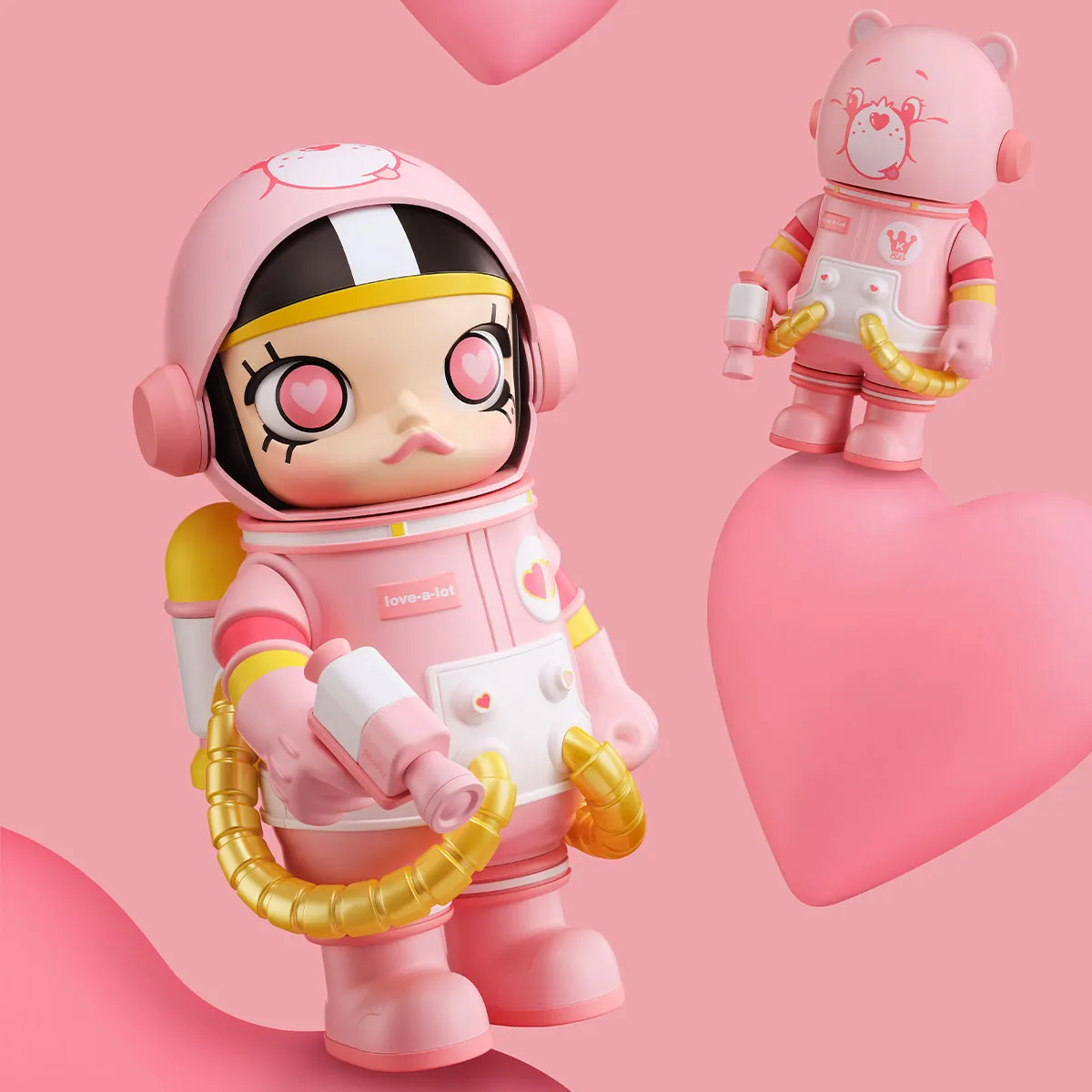 MEGA SPACE MOLLY 400%+100% Love-a-lot Bear - POP MART (Hong Kong 