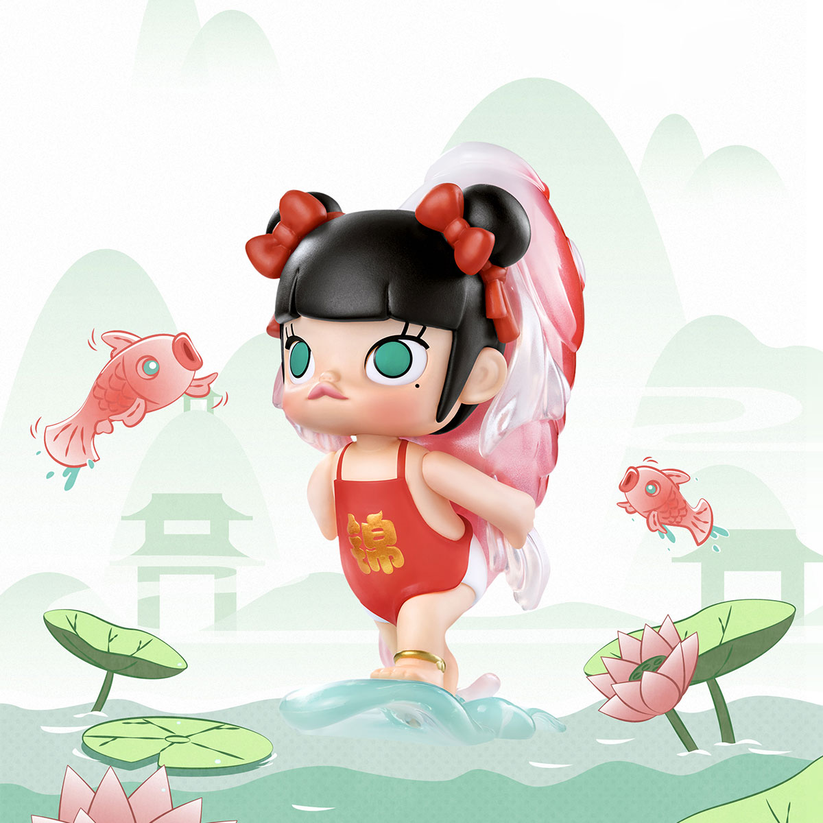 MOLLY & Koi Figure - POP MART (Macao, China)