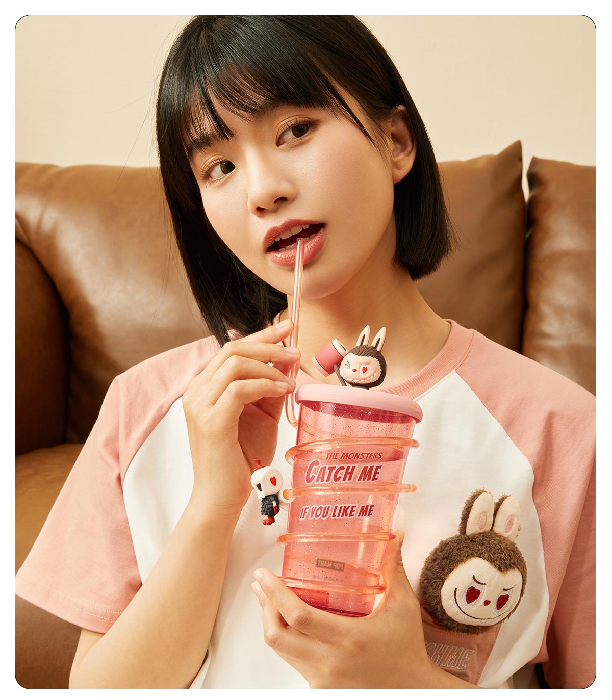 ゲームキャラクター POPMART LABUBU Catch Me If You like me THE MONSTERS Catch Me If You Like Me Series-Vinyl Doll Gift
