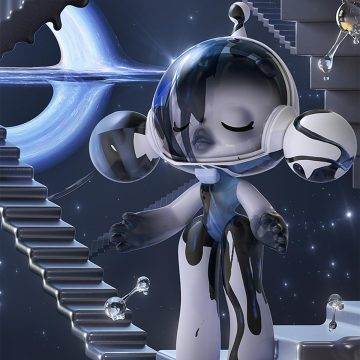 MEGA COLLECTION 1000% α SKULLPANDA Thaw - POP MART (Japan)