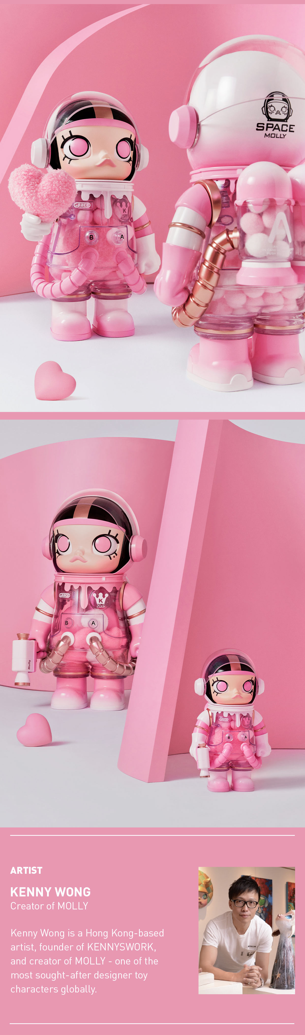 MEGA SPACE MOLLY 1000% Heartfelt Words - POP MART (Hong Kong, China)