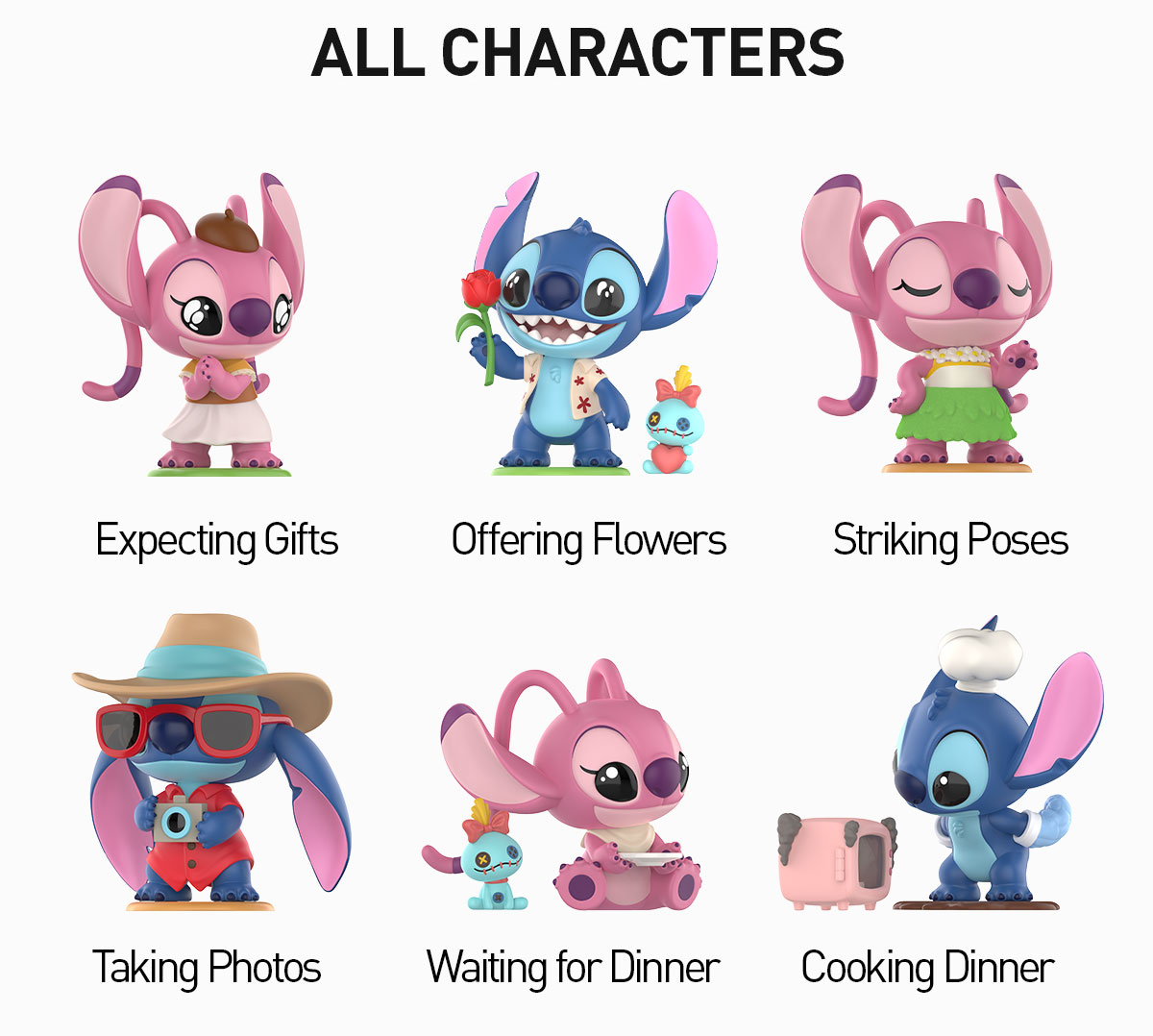 Disney Stitch on a Date Series Figures - POP MART (Singapore)