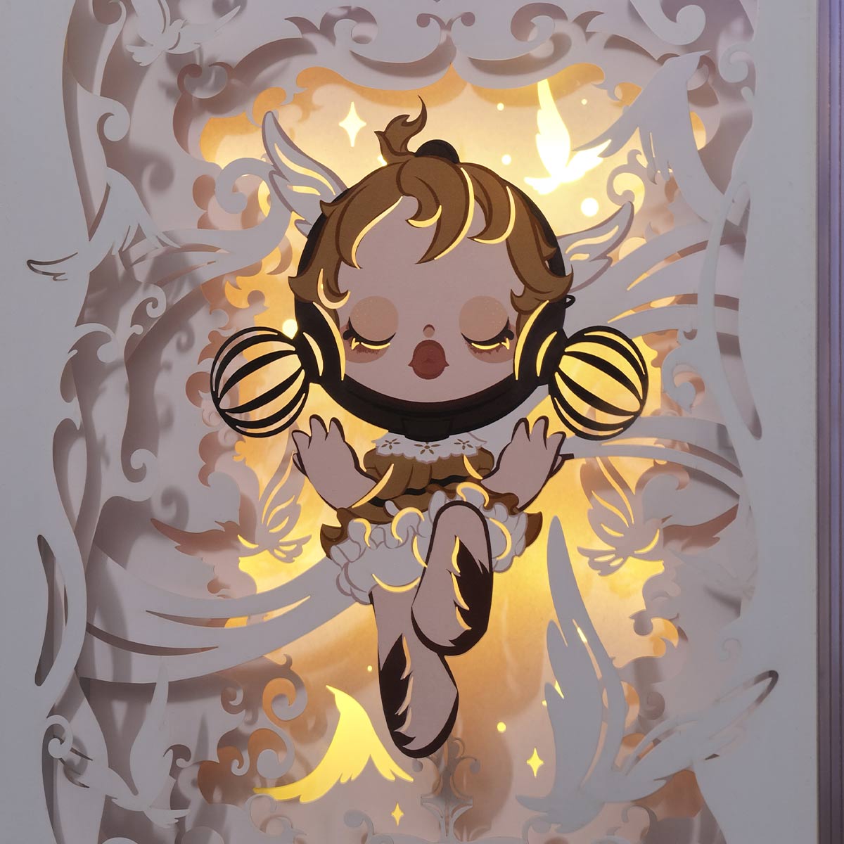 SKULLPANDA Image Of Reality Series-Papercraft Lamp - POP