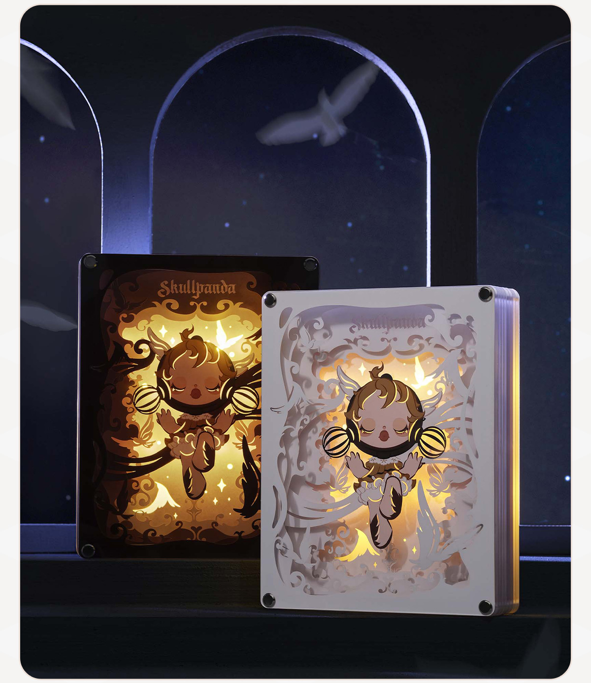 SKULLPANDA Image Of Reality Series-Papercraft Lamp - POP