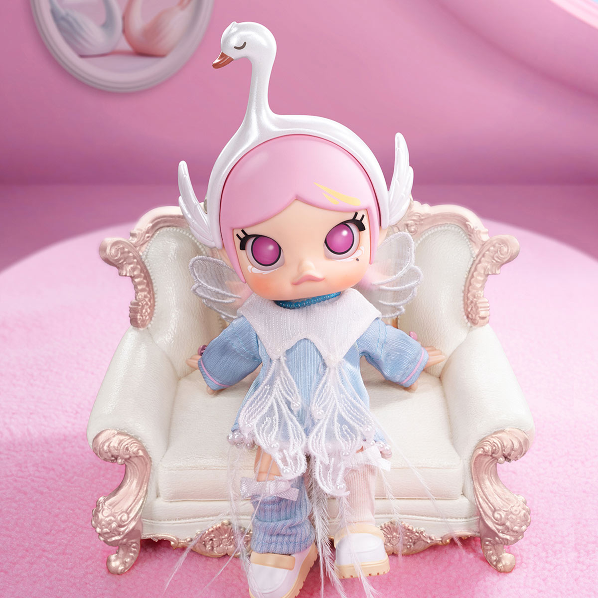 その他 POPMART MOLLY morphose into Swan MOLLY Metamorphose Into Swan Action Figures – TOYSEZ