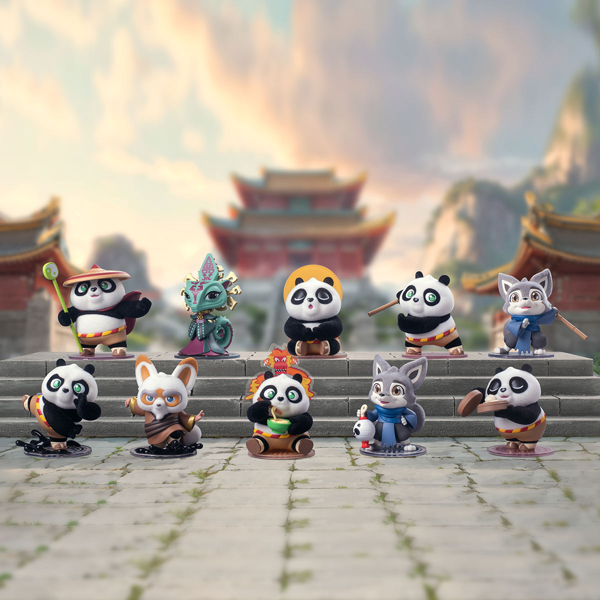 Universal Kung Fu Panda Series Figures - POP MART (Czech