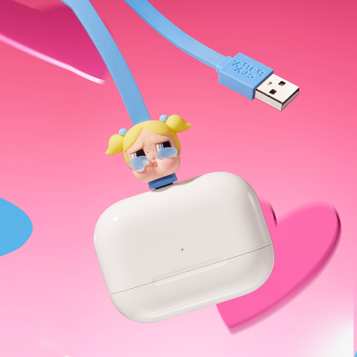 CRYBABY × Powerpuff Girls Series-Cable Blind Box - POP MART (Hong