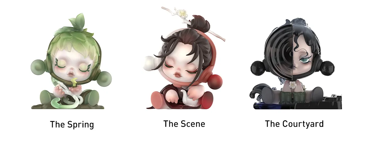 SKULLPANDA The Ink Plum Blossom Series Figures - POP MART (Germany)