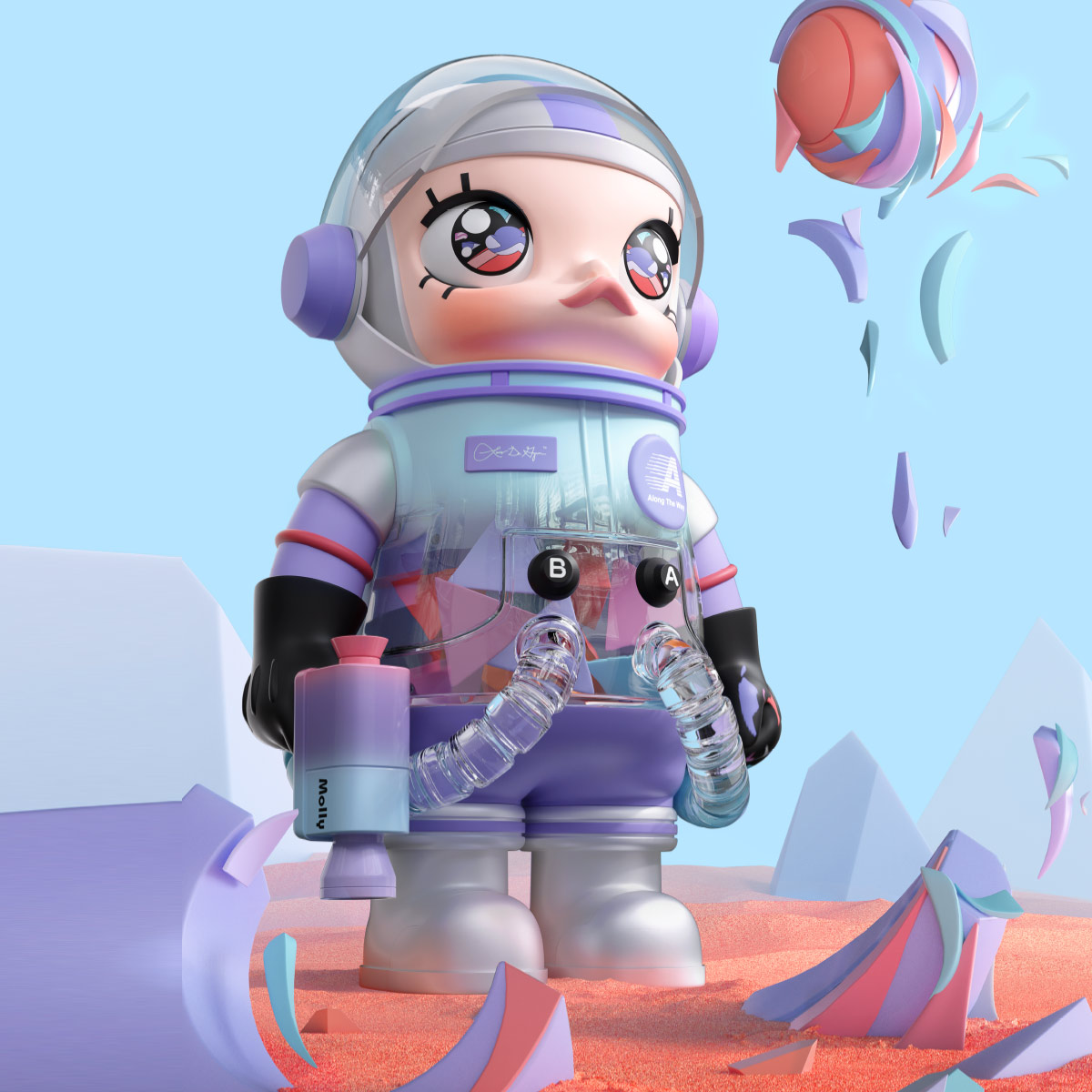 MEGA SPACE MOLLY 1000% Louis De Guzman - POP MART (Hong Kong